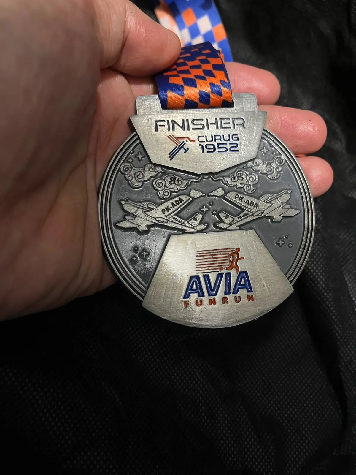 Medali finisher Avia Fun Run Curug