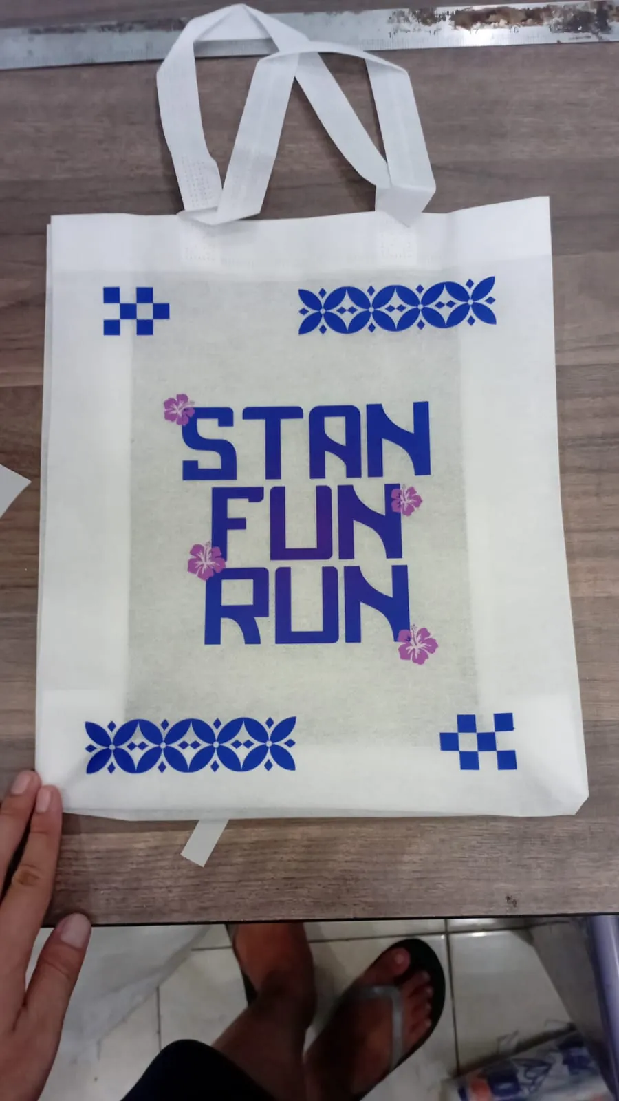 Totebag STAN Fun Run hasil produksi MOTIVE